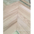 European oak chevron hardwood fishbone flooring